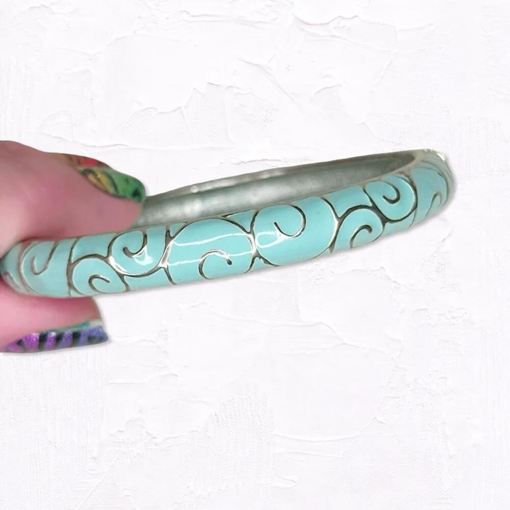6667. Turquoise Clamper Southwest Bracelet
